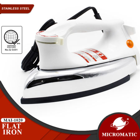 Micromatic MAI-1020 Stainless Steel Flat Iron