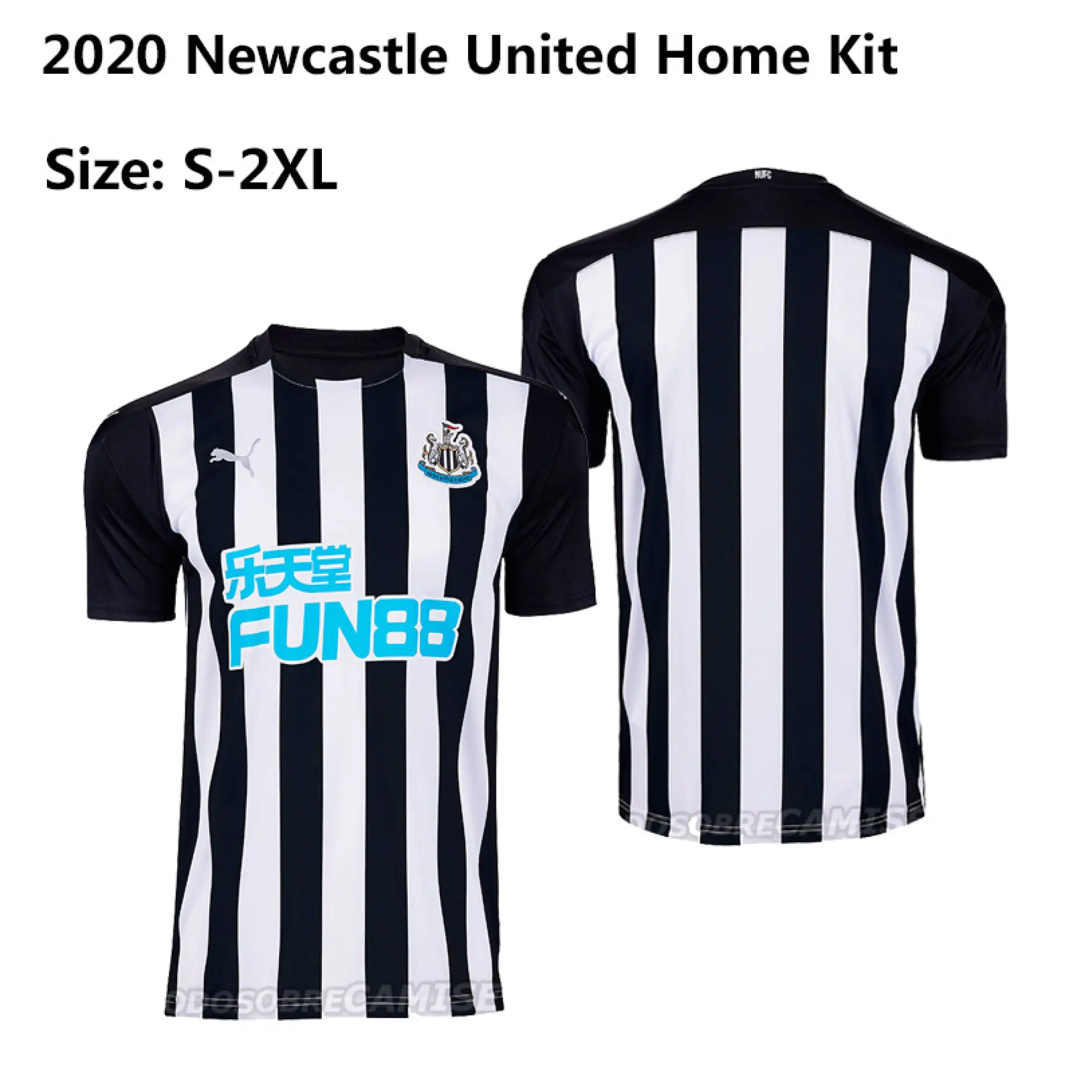 newcastle home jersey