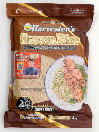 HARVESTERS BROWN RICE 2KG