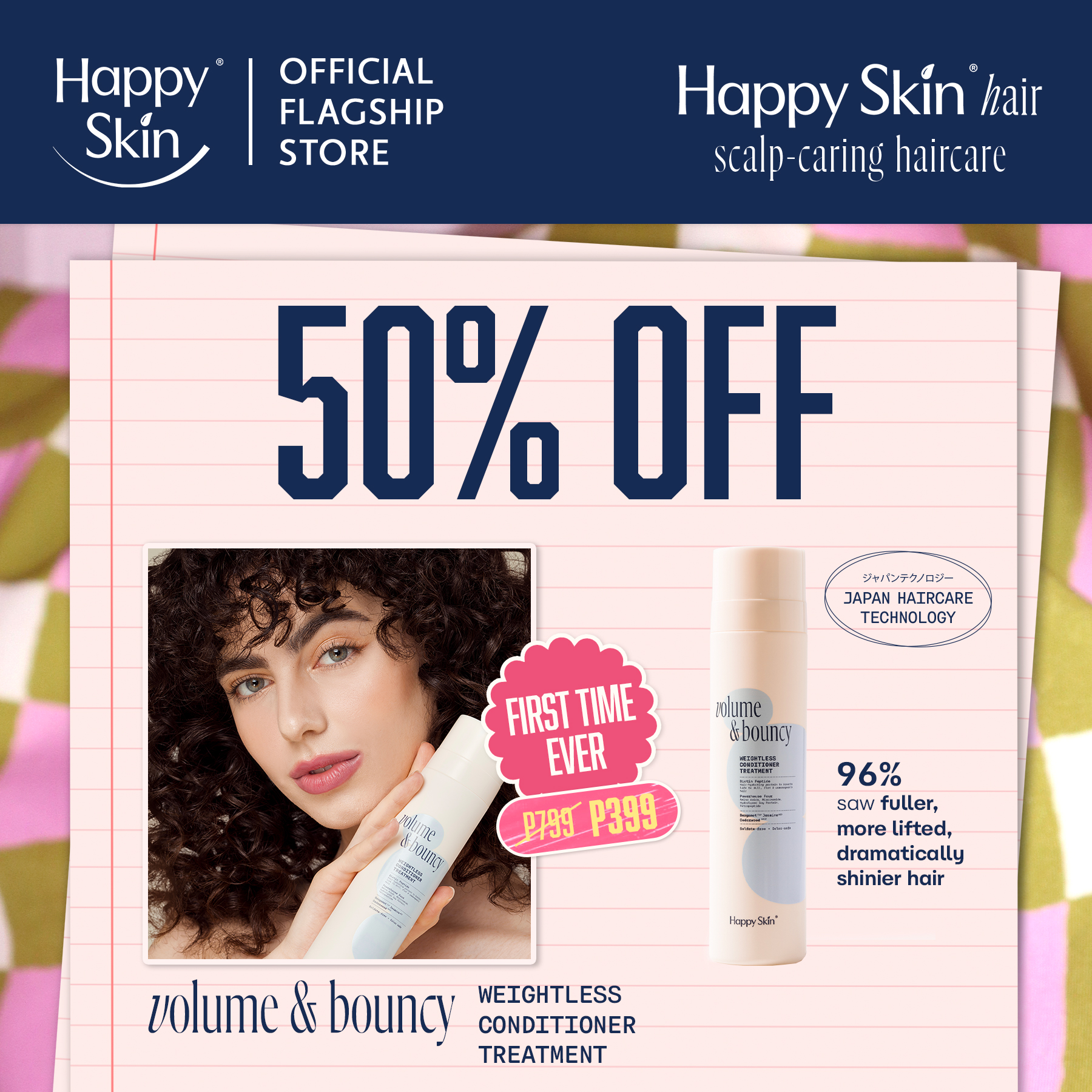 Discount on Happy Skin  shoes - SKU: Happy Skin Hair Volume & Bouncy Weightless Conditioner Treatment