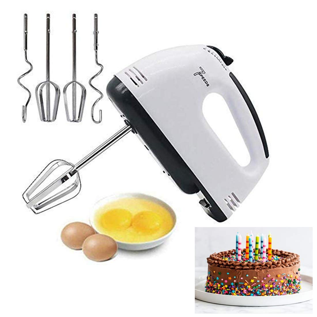 1pc Electric Hand Mixer With Whisk Traditional Beaters Snap - Temu  Philippines