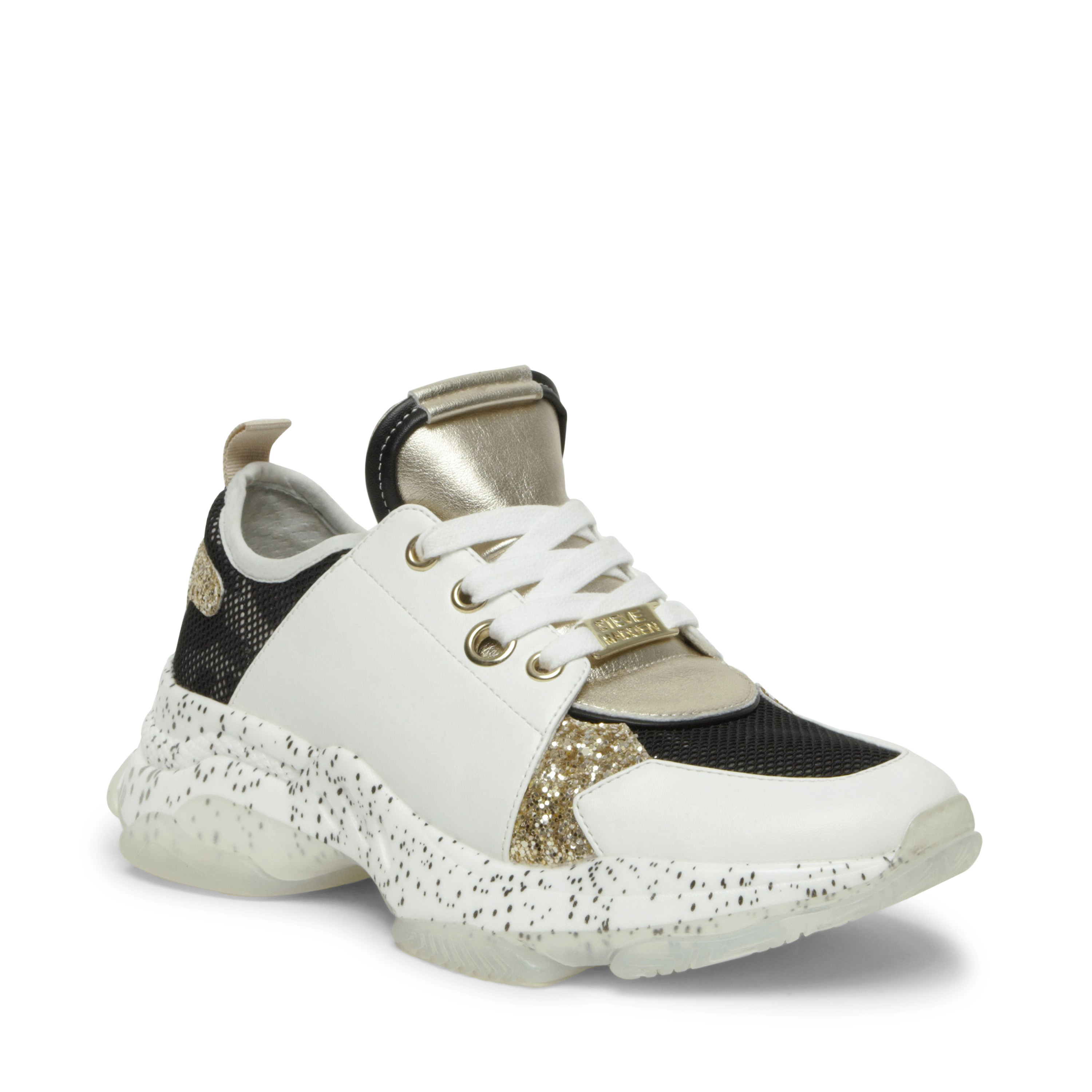 steve madden metallic sneakers
