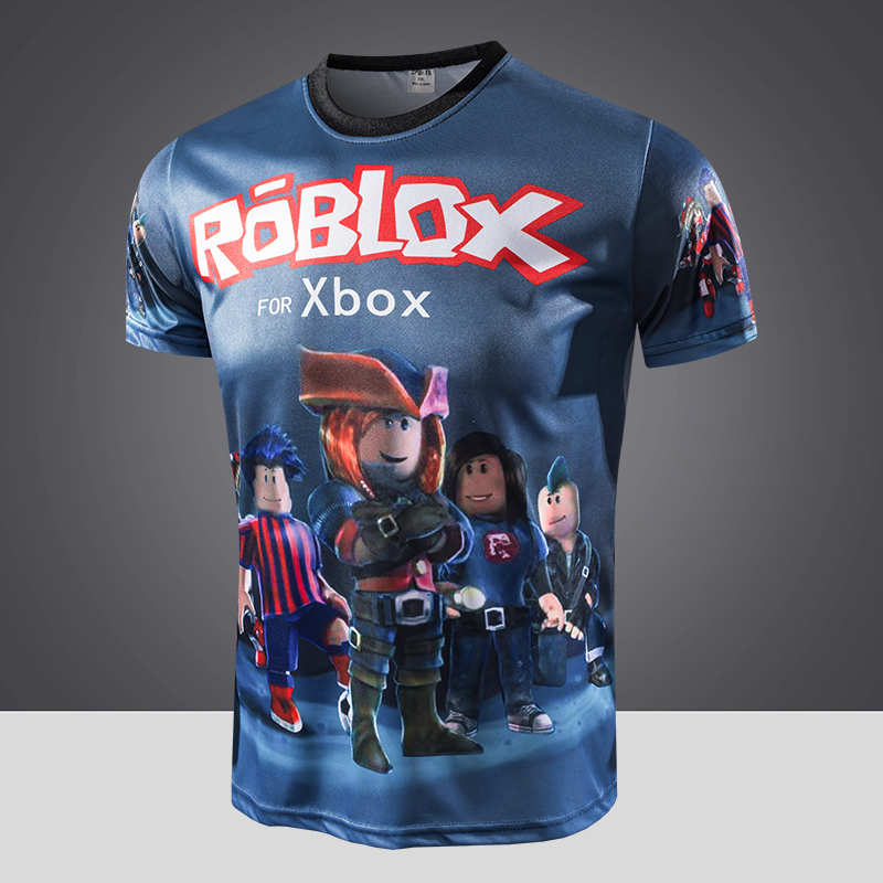 Children's terno jersey Big boy sweatshirt unisex Roblox T-shirt for Kids  Game Cartoon Printed Shirts 17003