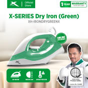 X-SERIES Ceramic Soleplate Dry Iron with Overheat Protection and Indicator