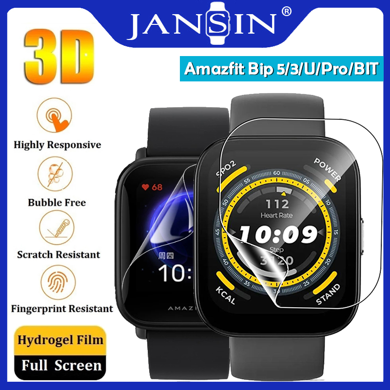 Amazfit Bip 5 Screen Protector Soft Film For Huami Amazfit Bip 3 Bip 3 Pro Bip U U Pro Bip BIT PACE Lite Youth Smart Watch Not Tempered Glass Protective Flim Lazada PH