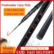 Freshwater Carp Pole Fishing Rod by 7M - Portable and Strong