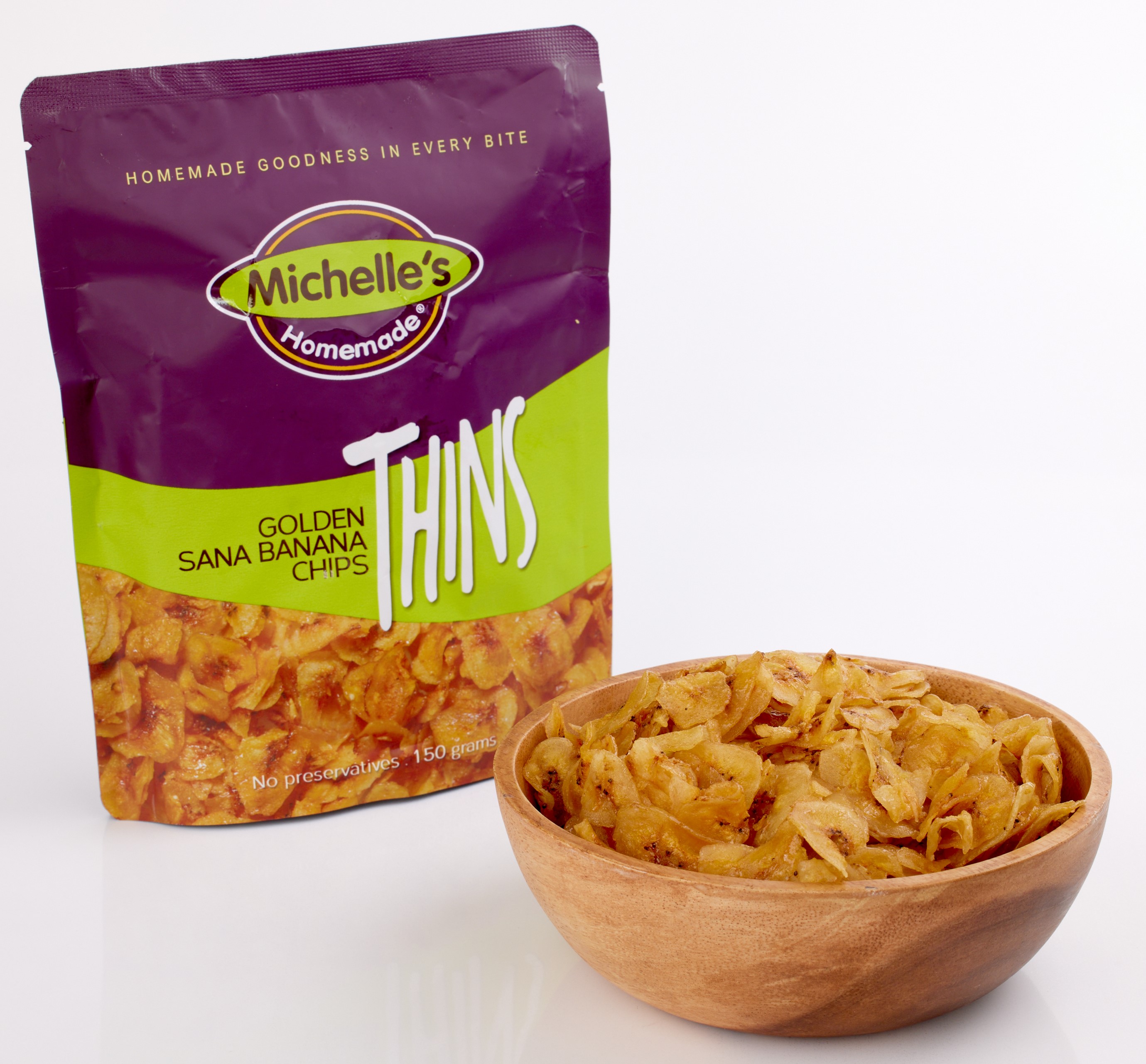Michelles Golden Sana Banana Chips Banana chips 200gms Michelles Golden Sana Banana Chips Banana chips 200gms