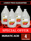 MURIATIC ACID: Heavy Duty Restroom & Pool Cleaner 