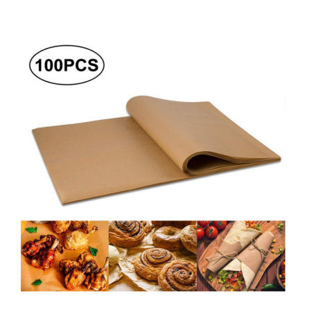 Unbleached Non-Stick Baking Paper Sheets 20x30CM - Kitchen Pro