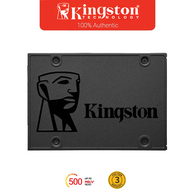 Kingston A400 480GB/960GB SATA SSD with 3-Year Warranty