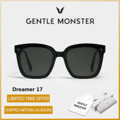 Gentle Monster Oversized Sunglasses with UV Protection and Case