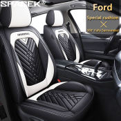 Ford Leather Car Seat Covers, Front and Rear Set