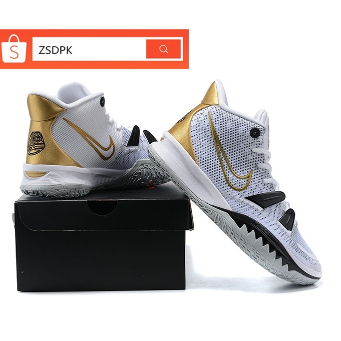 Shop Kyrie 7 Black White Shoes with 