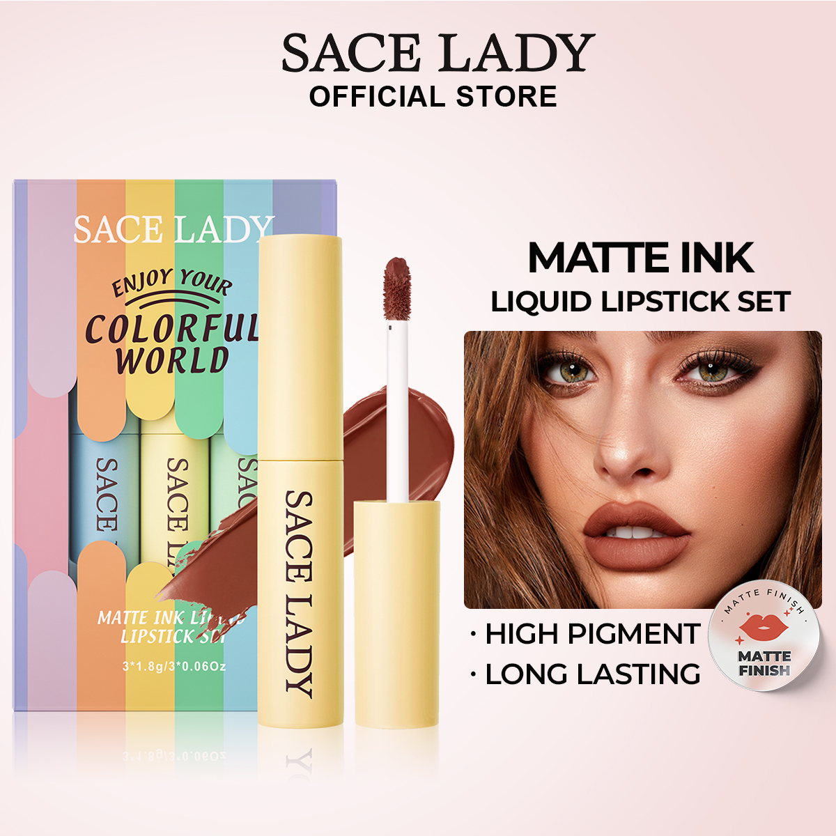 Discount on Sace Lady  shoes - SKU:  Liquid Lipsticks Matte Highly Pigment Waterproof 