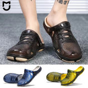 New Crocs waterproof men's sandals with non-slip soles
