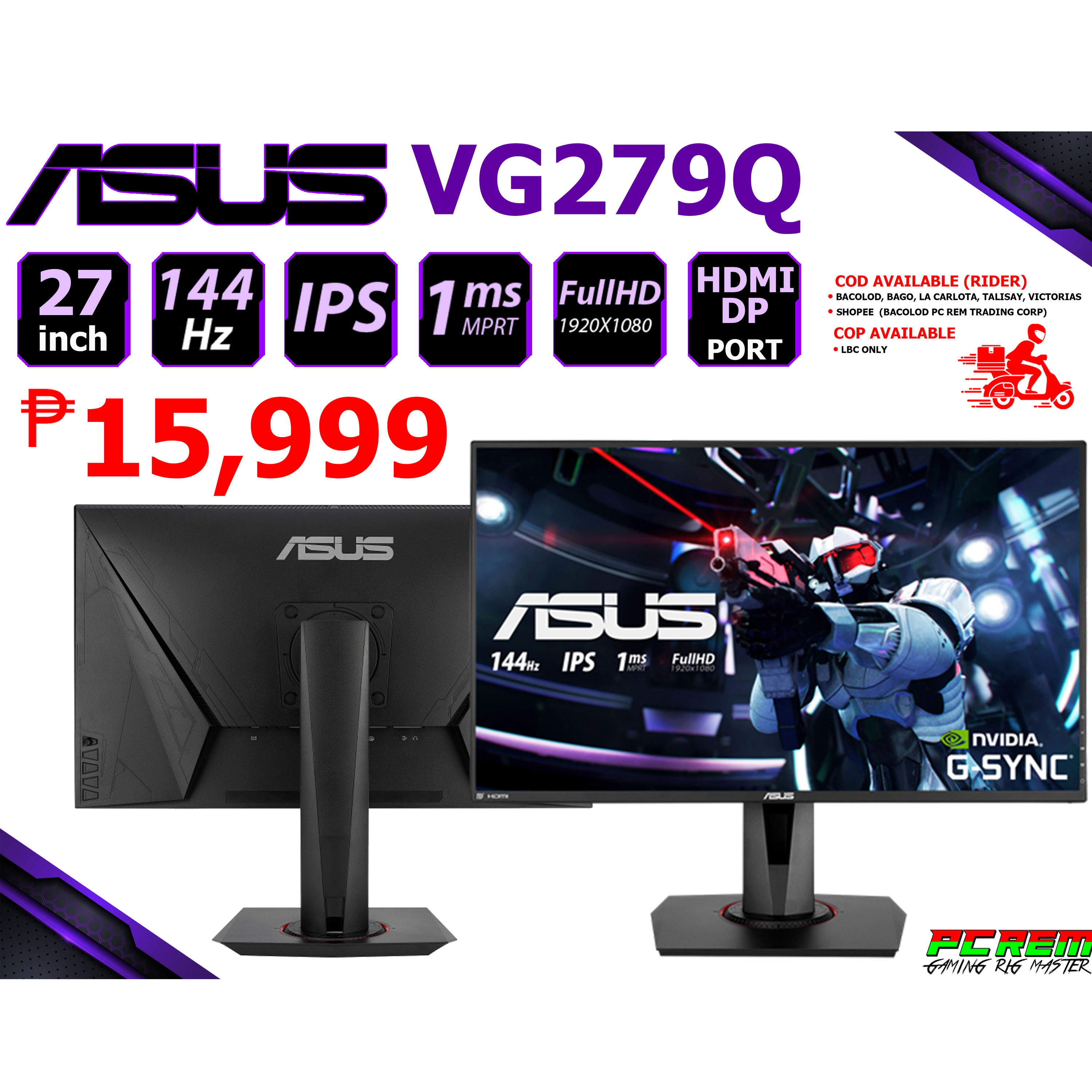 asus vg279q lazada