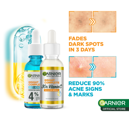 Garnier Power Serum Duo - Vitamin C + Anti Acne
