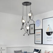 U-like Vintage Industrial Ceiling Pendant Light Fixture