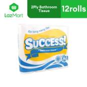 Success Bathroom Tissue 2 Ply 140 Pulls x 12 Rolls