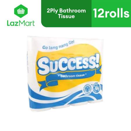 Success Bathroom Tissue 2 Ply 140 Pulls x 12 Rolls