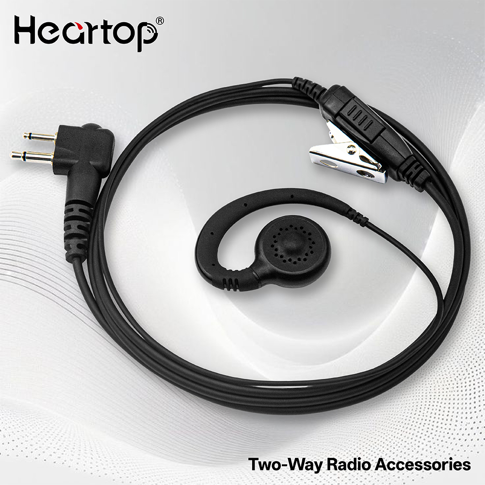 Motorola Earpiece Radios Walkie talkie Headset 2 Pin wire Bone conduction Earpiece with Mic Earphone For GP2100 GP300 GP308 GP68 CP1660 GP88 GP300 GP3188