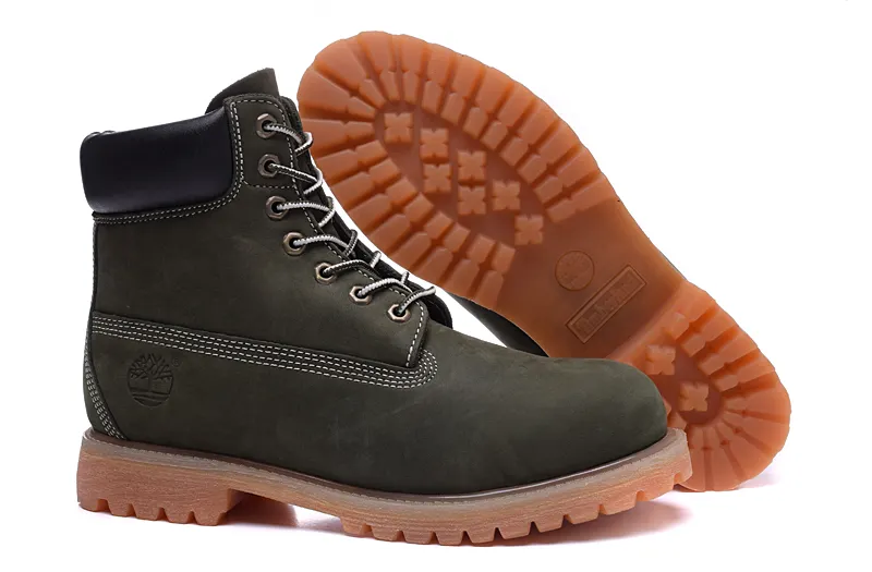 olive green timberland boots mens