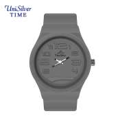 UniSilver TIME Citrix UniSex Grey Rubber Watch KW1407-2004