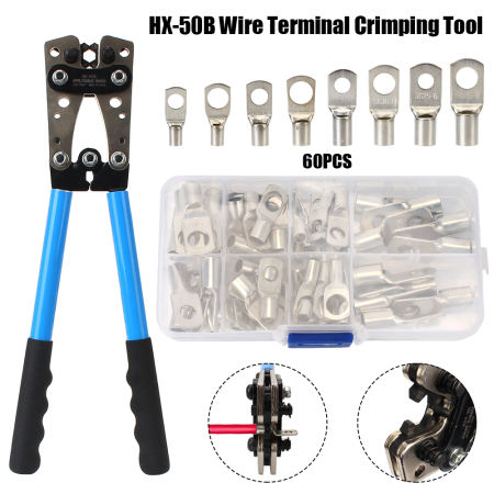 Hx-50b Crimping Tool with 60 SC Terminals