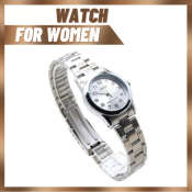 Casio Women's Silver Stainless Steel Band Watch