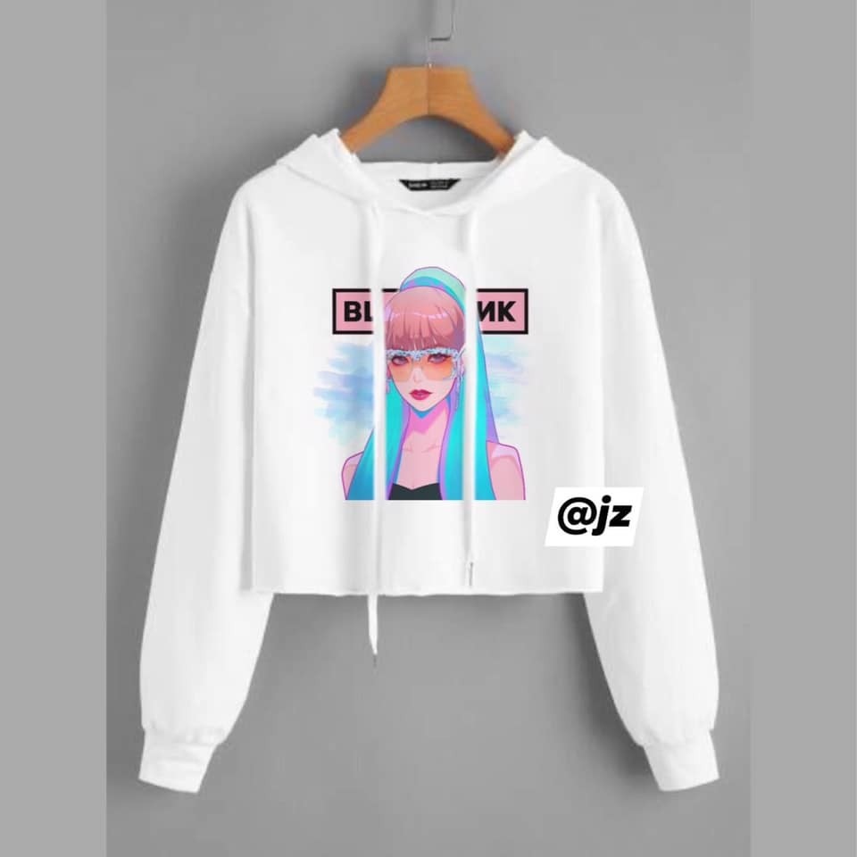 blackpink crop top sweater