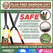 Pawsup Heavy-Duty Grass Cutter & Trimmer Scissors for Gardening