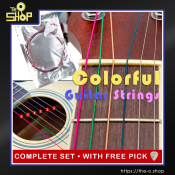 Vibrant Acoustic Guitar Strings | 6pcs Full Set | High Quality