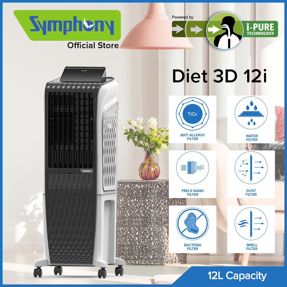 symphony air cooler with compressor