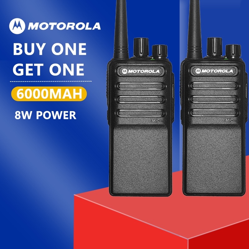 Motorola Walkie Talkie 35W Power Two Way Clear audio Radio Buy 1 Take 1 UHF 400-470Mhz