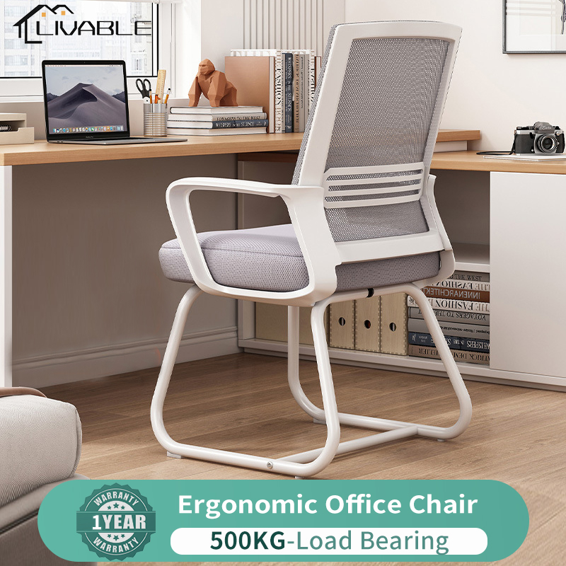 LIVABLE Office Chair Ergonomics Chair Computer Chair Conference Chair Gaming Chair High Back Comfortable Mesh Office Chair With Lumbar Support Home Office Chair Furniture