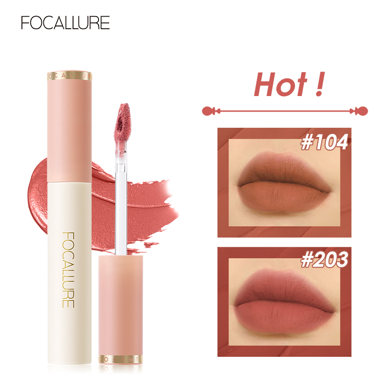 Discount on Focallure  shoes - SKU: FOCALLURE Brand  Newest Texture Waterproof Velvet Matte Lipstick Tint Silky-Smooth Lip Stick Nude Co