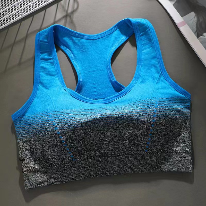 New sports underwear shockproof running vest type no steel ring yoga micro gather no trace bra#6890 - Image 3