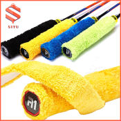 Sweat-absorbing grip strap for badminton racket and fishing rod
