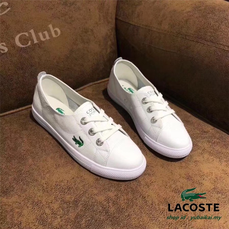 Shop White Shoes Women Sneakers Lacoste 