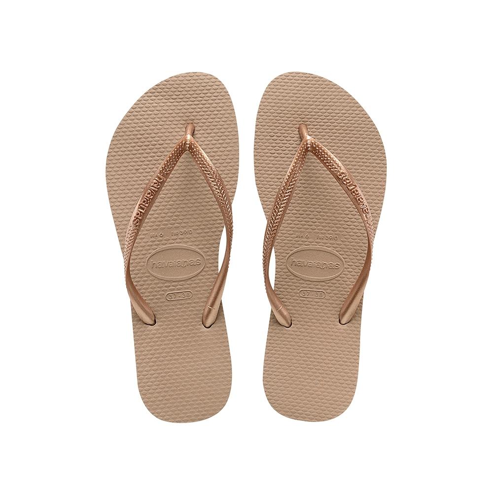 Crocus Rose Slim Square Flip Flops