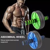 Abdominal Wheel for Core Strength - Two-Wheeled Fitness Equipment