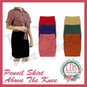 Lds - Pencil Skirt - Above The Knee