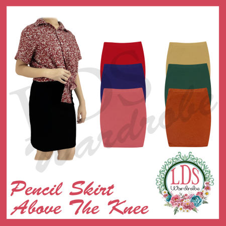 Lds - Pencil Skirt - Above The Knee