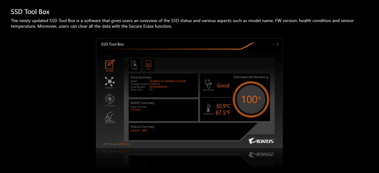 Gigabyte AORUS NVMe Gen4 M.2 2TB PCI-Express 4.0 Interface High Performance Gaming, 3D TLC NAND, External DDR Cache Buffer, SSD GP-AG42TB