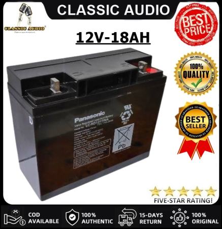 Panasonic Batteries 12V-18AH Classic Audio