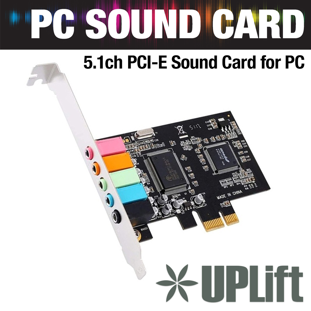 Sound Card For Pc Windows 10 PCIe Sound Card 6 Channel - CMI8738 5.1 ...