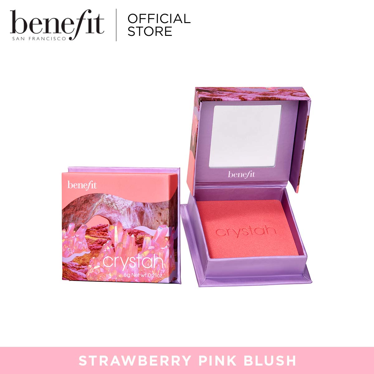 Discount on Benefit  shoes - SKU: Benefit Crystah Strawberry Pink Blush