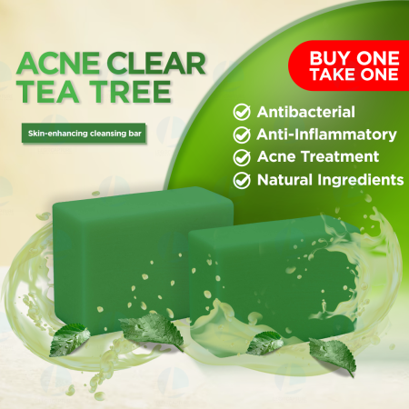 Tea Tree Soap - Acne Remover, Oily Skin Relief