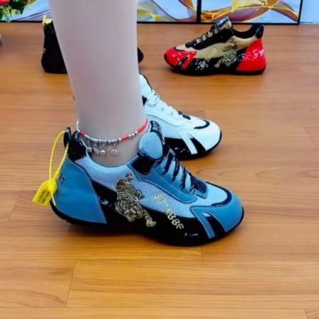 2023 LC01 Korean Spring Slim Leg Hidden Wedge Sneakers