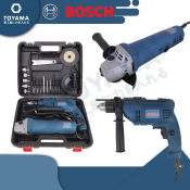 BOSCH Angle Grinder and Impact Drill Set with Hardcase